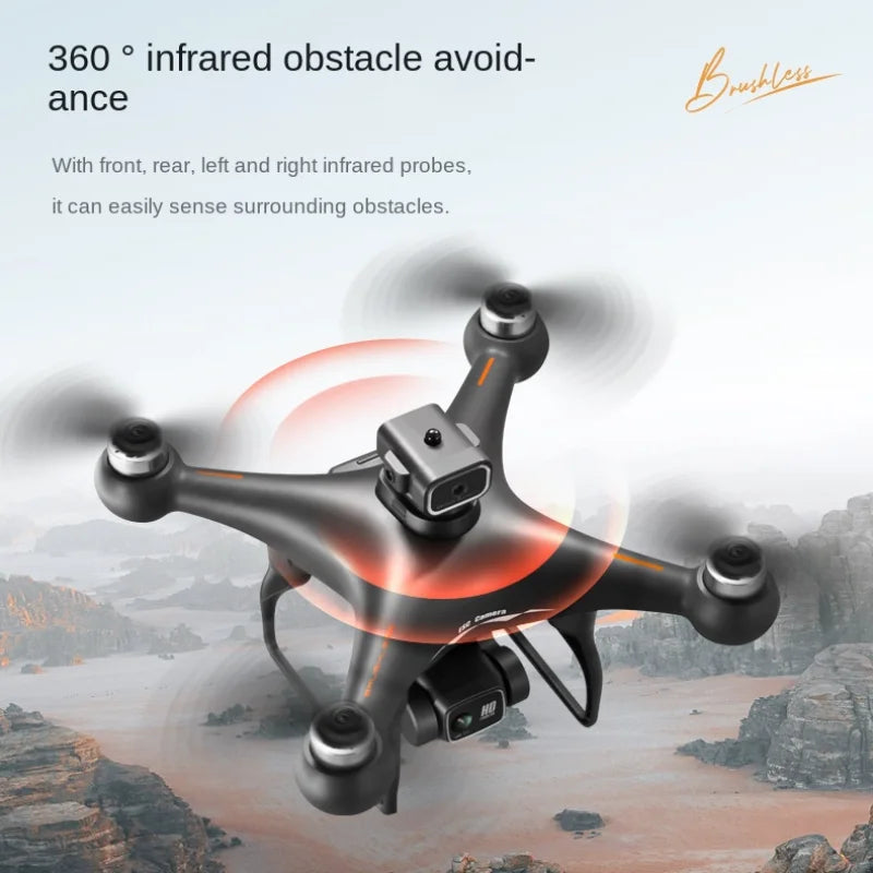 Shophouse Northwest S116 MAX professional drone in flight with propellers and gimbal camera 360 degree infrared obstacle avoidance