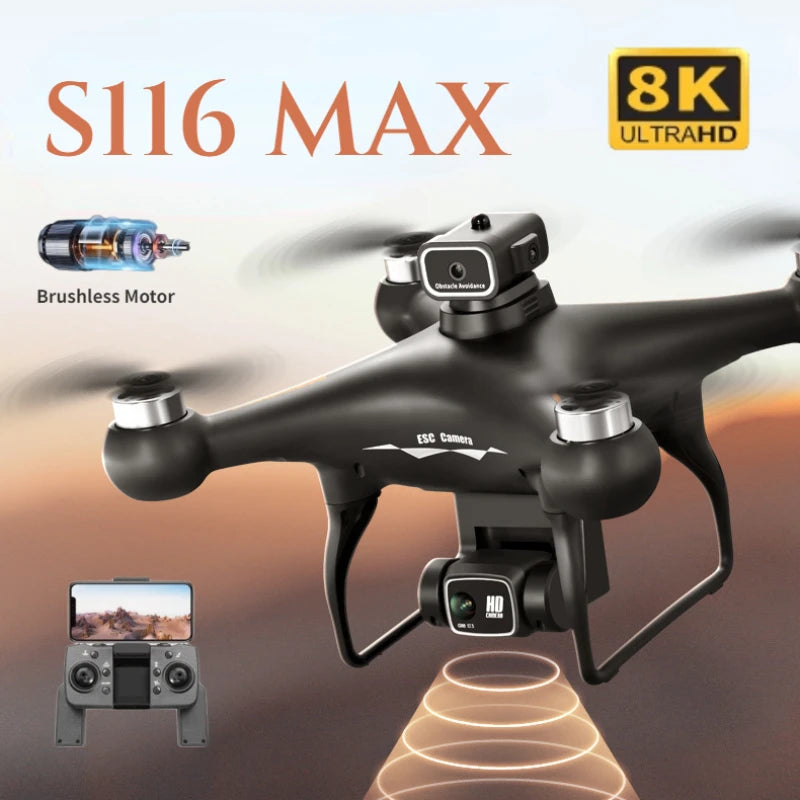 Shophouse Northwest S116 MAX professional drone black quadcopter with 8K camera remote controller