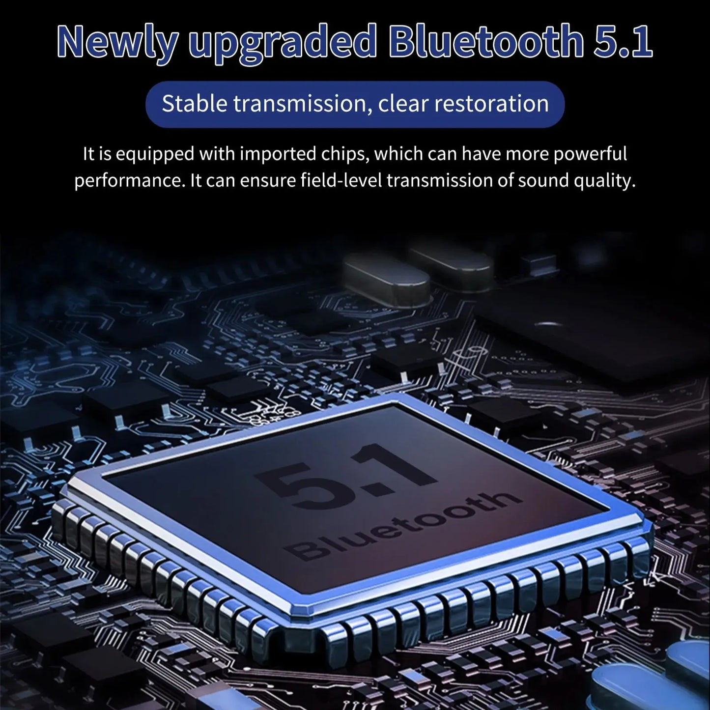 Shophouse Northwest portable wireless bluetooth audio adapter showing Bluetooth 5.1 chipset on circuit board