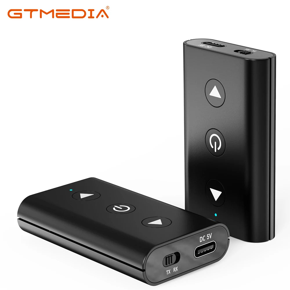 Shophouse Northwest portable wireless bluetooth audio adapter black dual mode transmitter receiver with USB C port