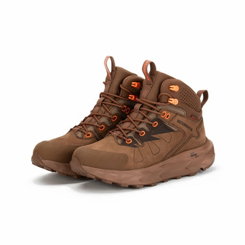 ROCKROOSTER Farmington brown boots with durable design and excellent grip for outdoor activities
