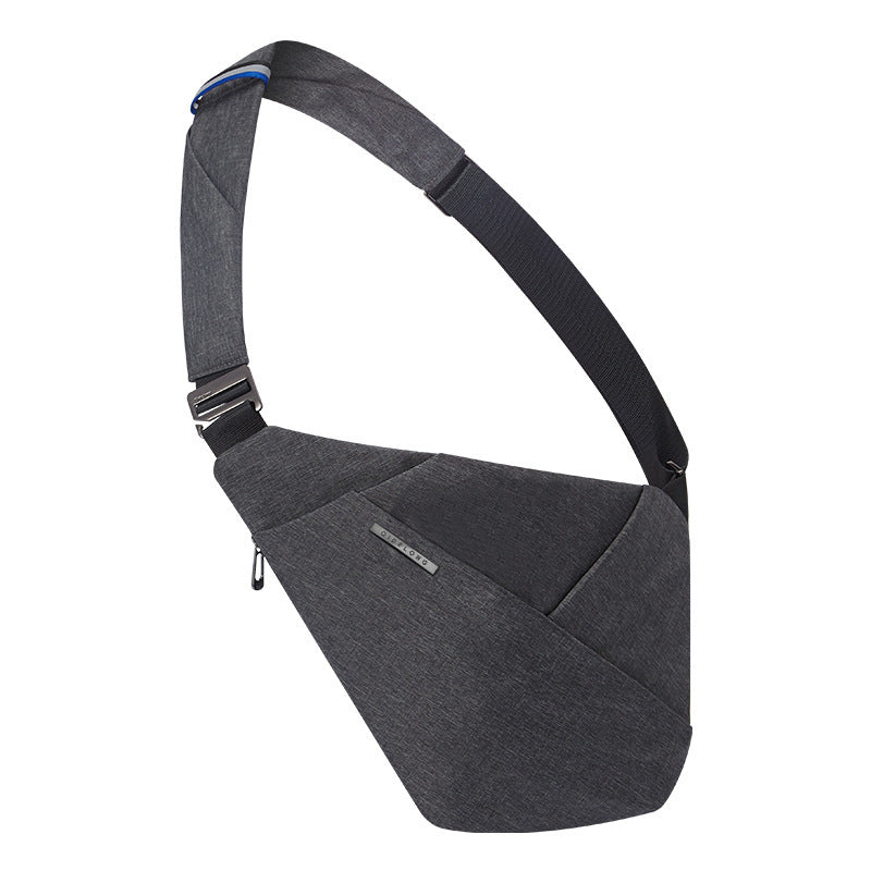 Shophouse Northwest anti-theft crossbody shoulder bag in sleek gray design, perfect for secure everyday use