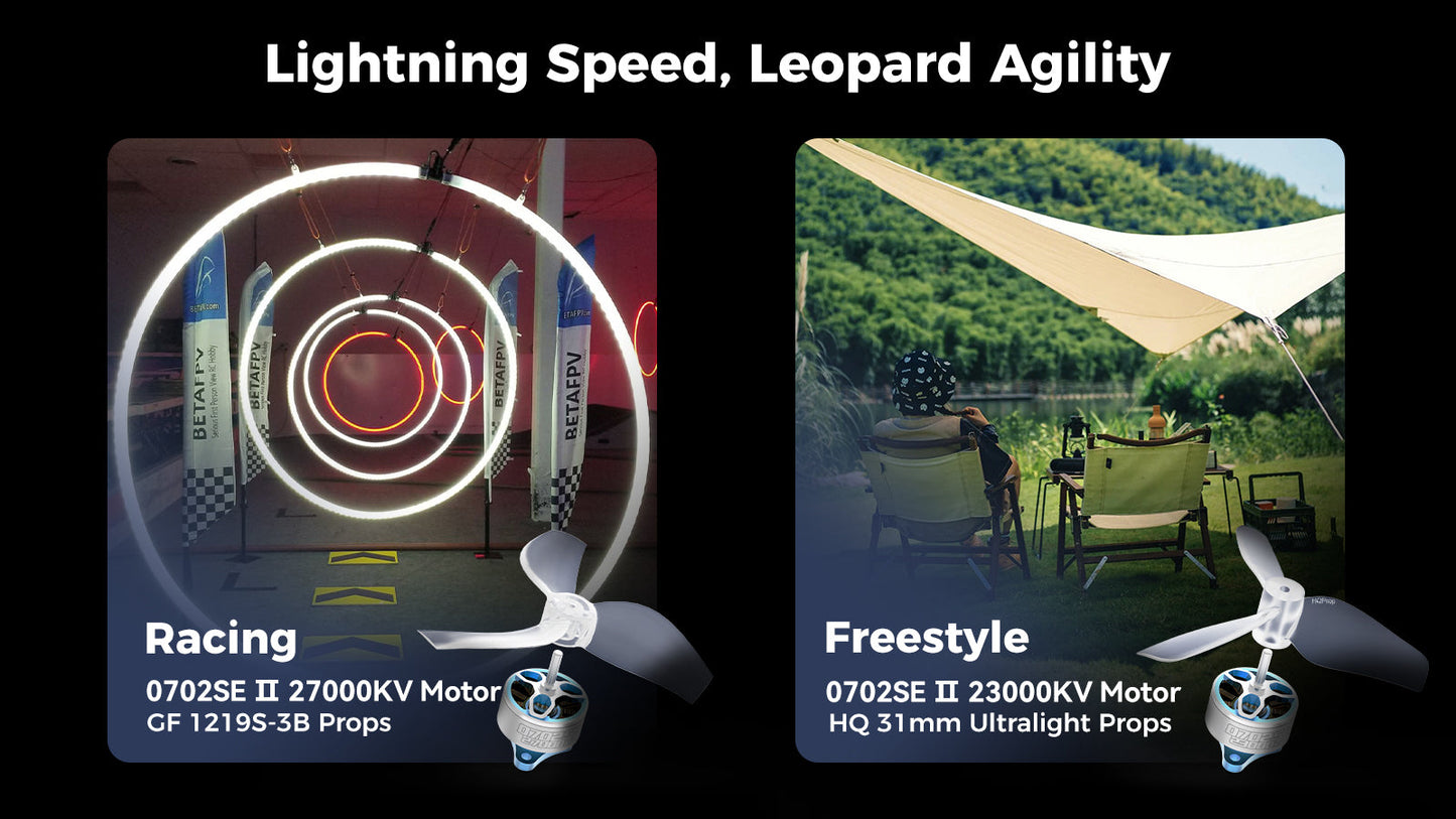 BETAFPV Air65 racing drone with powerful 2700KV motor for high-speed racing and agility