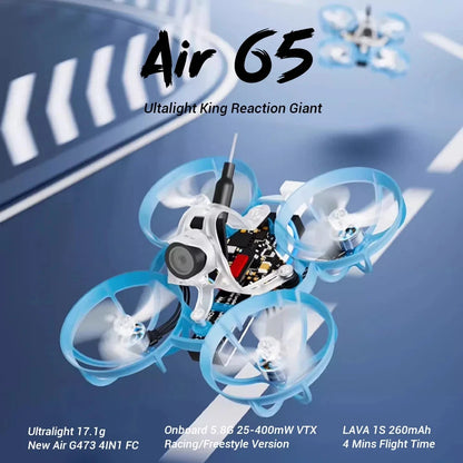 BETAFPV Air65 racing drone with ultralight design and advanced features for high-speed flying