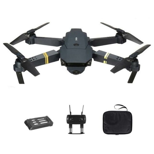 Wide angle dual camera drone with remote control and accessories for stunning aerial photography