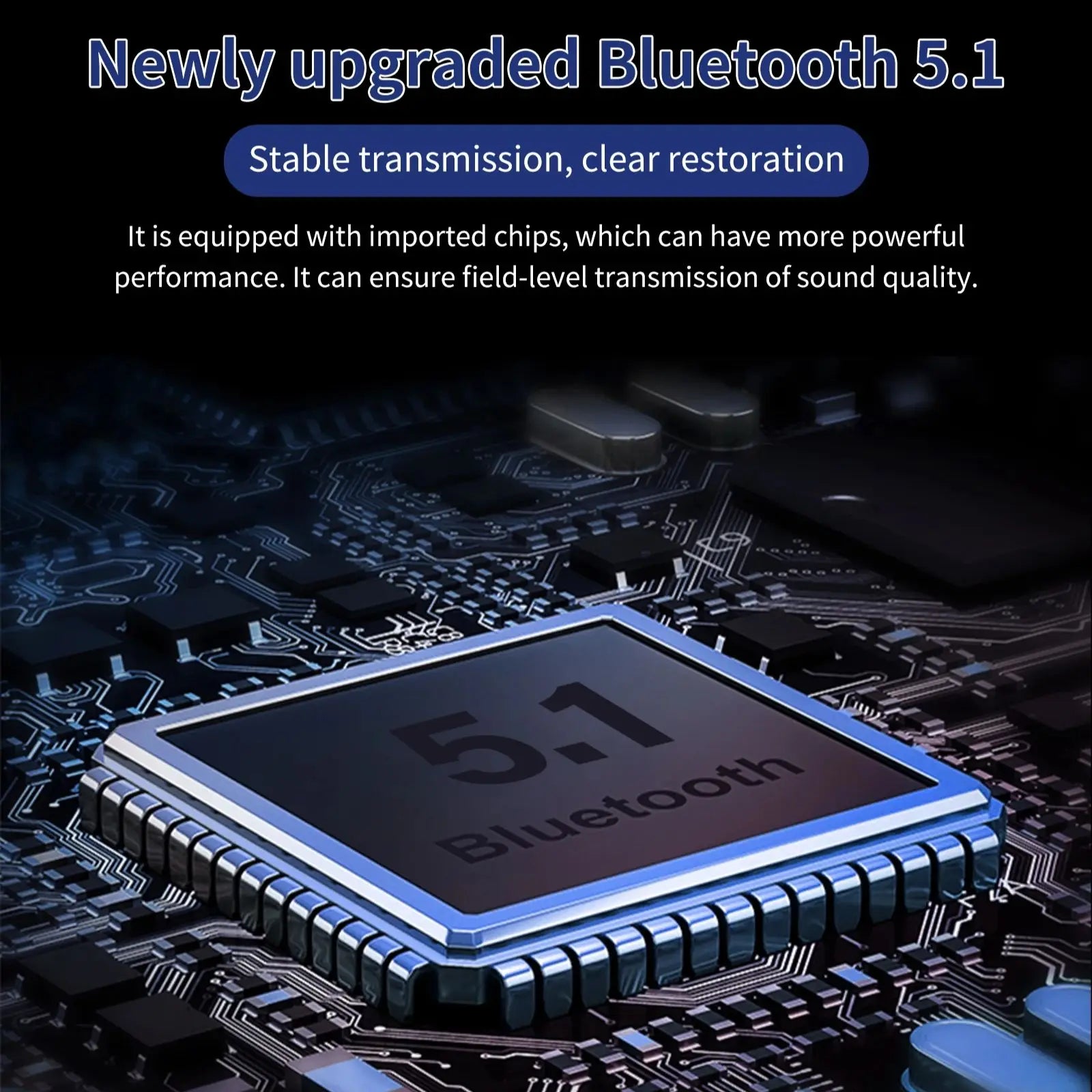 Shophouse Northwest portable wireless bluetooth audio adapter showing Bluetooth 5.1 chipset on circuit board