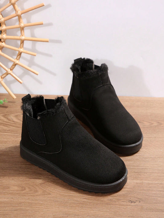 Jumpstudios-BTG Womens Slippers in Black, non slip indoor outdoor winter boots for comfort and warmth