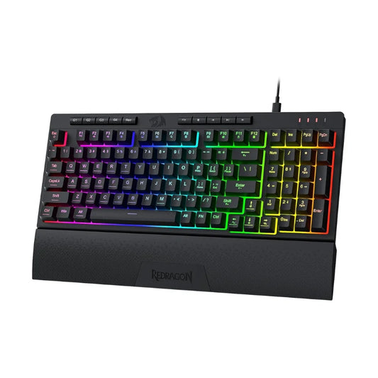 Redragon K515 Shiva gaming keyboard with RGB backlighting and wrist rest by Redragon Online