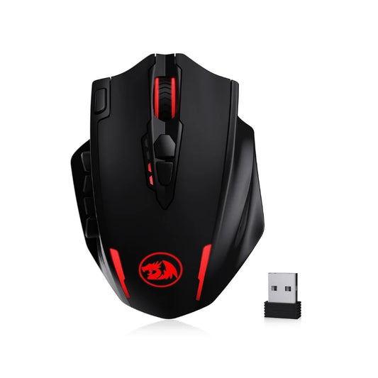 Shophouse Northwest Redragon 16000 DPI RGB optical mouse wireless ergonomic black gaming mouse with USB dongle