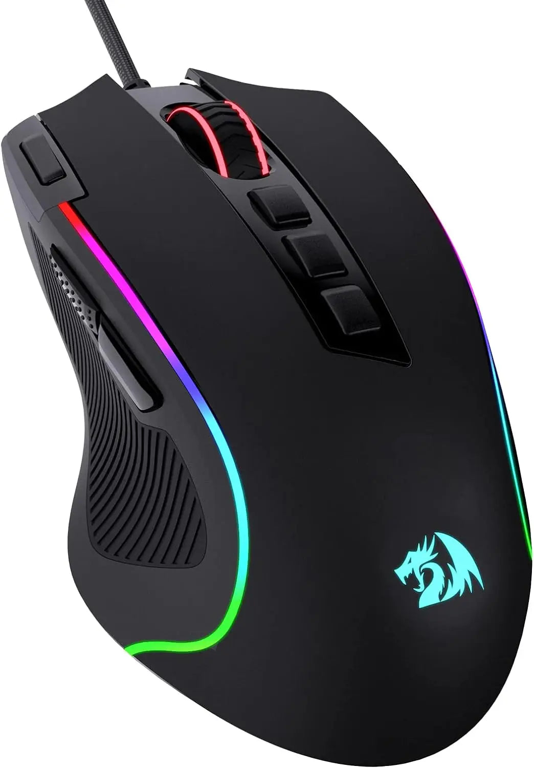 Shophouse Northwest Redragon M612 Predator gaming mouse black ergonomic wired RGB lighted mouse with side buttons