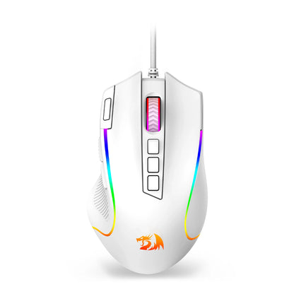Shophouse Northwest Redragon M612 Predator gaming mouse white wired RGB ergonomic design with programmable buttons