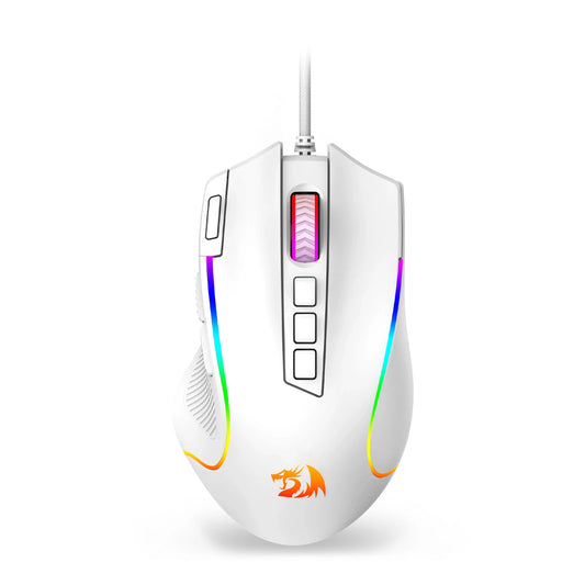 Shophouse Northwest Redragon M612 Predator gaming mouse white wired RGB ergonomic design with programmable buttons
