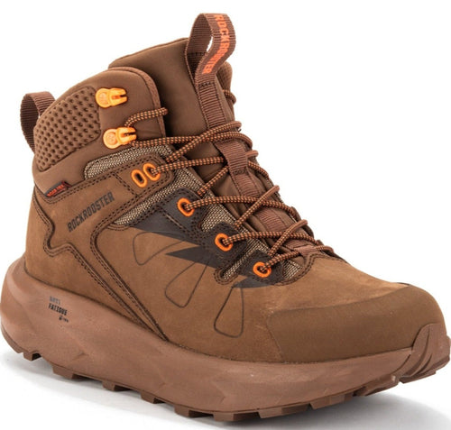 ROCKROOSTER Farmington brown boots with durable construction and stylish design for outdoor activities