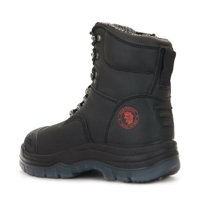 ROCKROOSTER Kensington zip-sided boots featuring durable material and slip-resistant sole for safety and comfort
