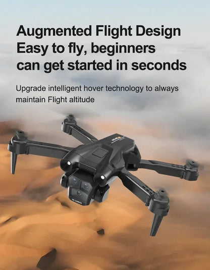 Shophouse Northwest M4 8K professional camera drone black folding quadcopter over desert