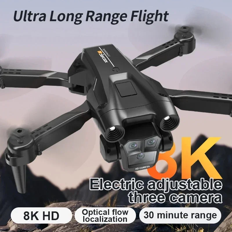 Shophouse Northwest M4 8K professional camera drone black folding quadcopter with three cameras and long range