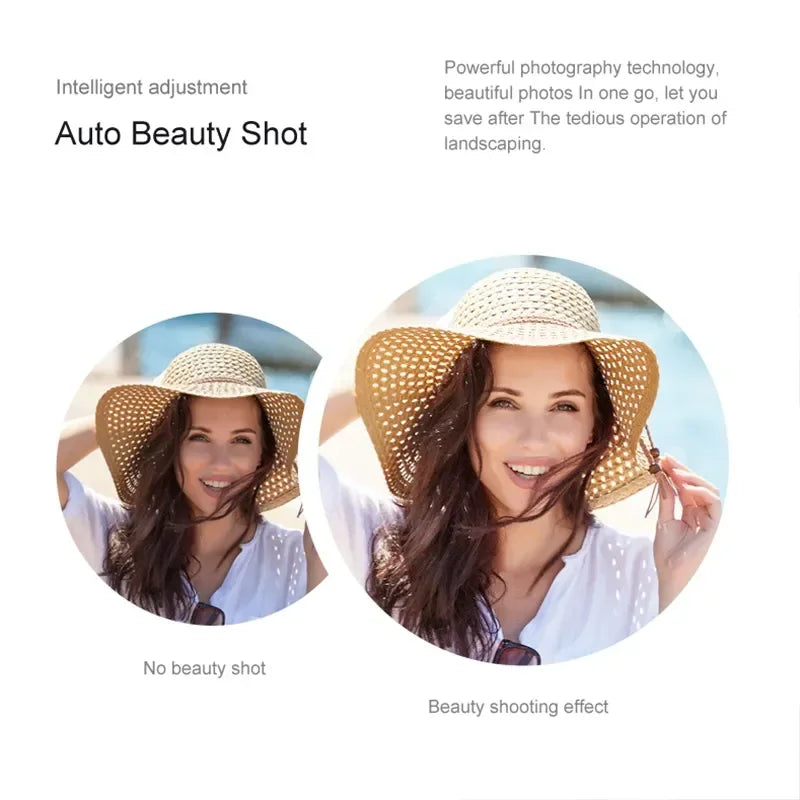 Shophouse Northwest Z908 Pro Max GPS drone 8K Dual Camera demo showing auto beauty shot before and after portrait