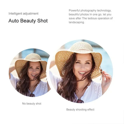 Shophouse Northwest Z908 Pro Max GPS drone 8K Dual Camera demo showing auto beauty shot before and after portrait