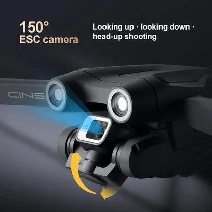 Shophouse Northwest Z908 Pro Max GPS drone 8K Dual Camera close up of dual front lenses and tilting gimbal