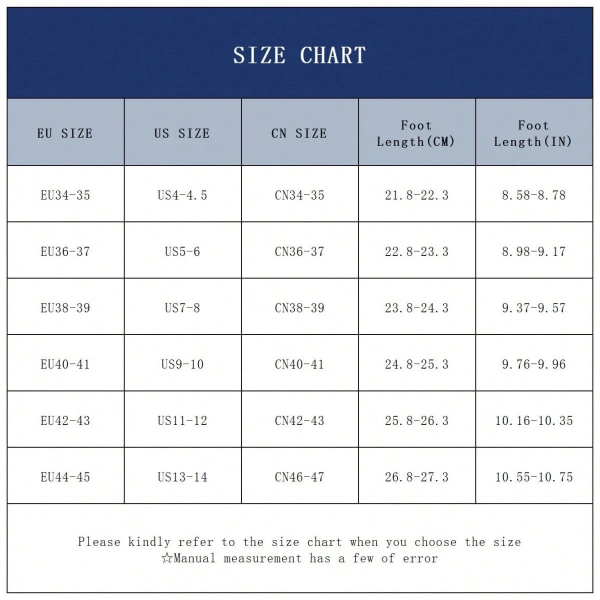 Jumpstudios-BTG womens fluffy soft house slippers size chart for accurate fitting