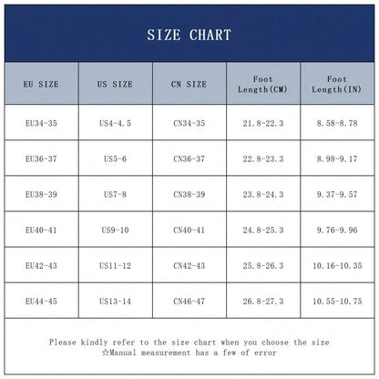 Jumpstudios-BTG womens fluffy soft house slippers size chart for accurate fitting