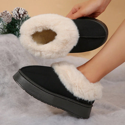 Womens suede shearling slippers with cozy lining and durable soles for comfort and style